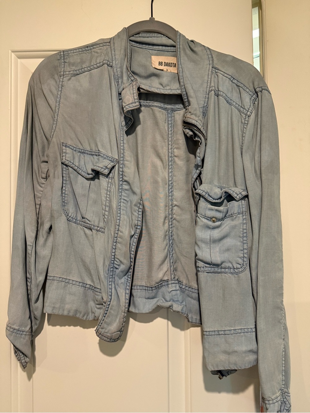BB Dakota Light Blue Denim Jacket